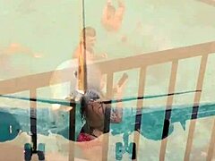 Horny Cute Latina College Chick Bent Over For Muscular Bodybuilder Doggystyle