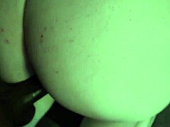 White girl gamer returns for more big black cock rough sex and he cums on her feet