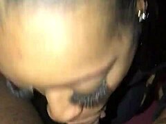 Blu Staccz gives deepthroat blowjob to best friend boyfriend in hood