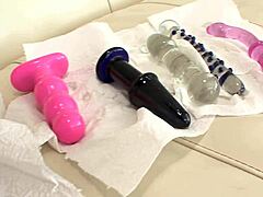 Andy San Dimas Feels Intense Desire As Her Asshole Gets Creamed In Double Penetration Threesome. Then Ashlynn Leigh Licks Up The Cum With Passion!  