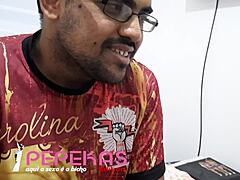 Hey, Vivi Guedez Oficial calls TV tech for fix and pays with her tight pussy