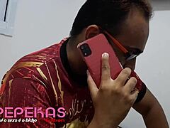 Hey, Vivi Guedez Oficial calls TV tech for fix and pays with her tight pussy