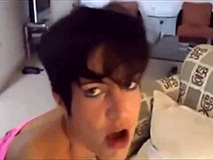 Amateur brunette takes massive bbc destruction.