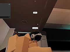 futa pounding slut wildly in roblox condo action