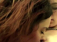 nikki hearts and her friend two tattooed redhead sluts gently fuck as lesbians