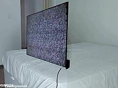 Horny Halloween Cosplay Orgy with Skinny Russian and Latina Taking Two Black Monster Cocks in Pussy