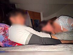 madrastra catches her hijastro masturbating in his room, the phone records everything as this mexican milf gets into chubby roleplay fun