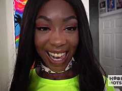 Whoa, brunette Tori Montana is craving even more rough sex from small hands Aaron 😈