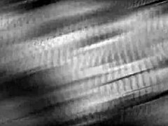 Redhead gives blowjob and takes cumshot in detailed action