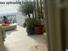 i'm fucking this cuckold latina hotwife secretly while the spanish neighbor catches us touching