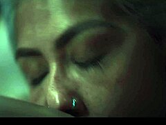 Feral Girls Engage in Rough Lesbian Fucking Kissing Licking Moaning Scissoring Squirting Covered in Slime