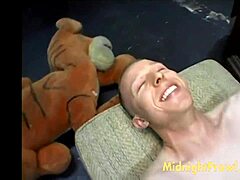 hot blonde engages in outdoor group sex licking pussy and giving blowjob to men