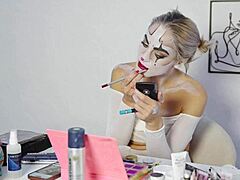 Harley Quinn Makeup Tutorial By Miss Daisy Diamond For Halloween - So Fun And Creative!
