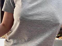 Hey, check this Italian milf with big tits smoking outdoor, so hot! 🔥🚬