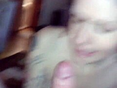 Pregnant girl deepthroat my thick uncut cock?