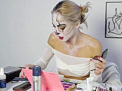 Harley Quinn Makeup Tutorial By Miss Daisy Diamond For Halloween - So Fun And Creative!