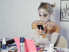 Harley Quinn Makeup Tutorial By Miss Daisy Diamond For Halloween - So Fun And Creative!