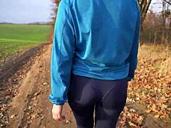 why is this milf's nice ass so tempting in those tight pants from behind?