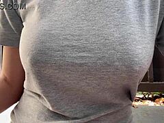 Hey, check this Italian milf with big tits smoking outdoor, so hot! 🔥🚬