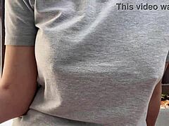 Hey, check this Italian milf with big tits smoking outdoor, so hot! 🔥🚬