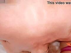 Naughty girls massage big tits