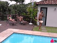 Overwhelmed by Passion as Cute Latina Rides Huge Cock in Wet Pussy Orgasm, Feeling Every Juicy Thrust Deep Inside.