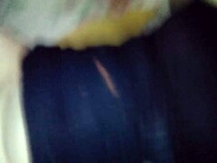 my latina girlfriend and i get intimate at night as she sucks me missionary style while i play with her tits