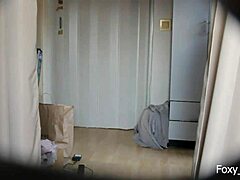 Did you see that? I finally caught my petite wife cheating with the neighbor - she's such a total slut!