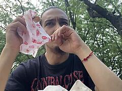 Bold Descubri a mi chico escondiendose y termina follandome with intense choking blowjob and doggystyle domination in dorm room.