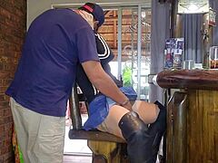 Intimate close up reveals pussy fucking leading to unexpected squirting right after creampie release