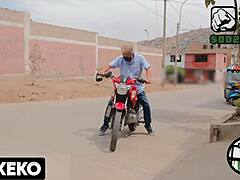 hey, check out this grand fuck auto parody in lima with peruvian kerly hot riding cowgirl to orgasm