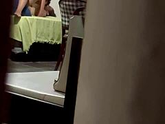 Belinha Seduces Student Fucks Him at Home While Cuckold Husband Films from Pantry