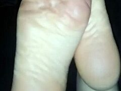 english soles showcased submissive slut's feet in a bitchy fetish display