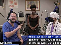 freshman rina arem receives mandatory hitachi orgasm from doctor tampa during hospital exam with gloves and toys