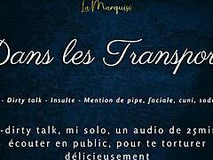 Feeling so aroused in public with this French audio tease and dirty talk outdoors.