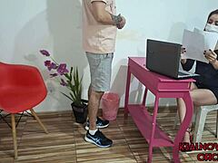 I pulled out my dick and jerked off in the waiting room right in front of the receptionist, and I think she saw everything