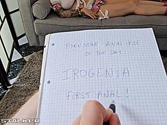 First Anal Little 18+ Geek Irogenia Gets Perv Doctor Facial