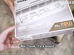 I visited my ex and ended up getting an RTX 5090 along with a kinky blowjob in this comic roleplay.