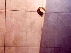 Oh wow, my husband's best friend surprised me in the shower, made me suck his cock, and came on my face!