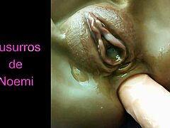co�o gordito disfrutando de una buena polla... um, with dildo creampie orgasm and shaved pussy