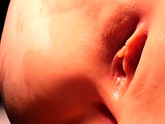 im practicing picking her pussy with double penetration toys and handjob on cute shaved sex doll