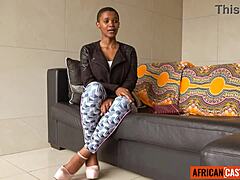 Big Tits Bald Ebony Sloppy Deep Throats Big White Cock Pov In Casting!