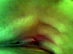 horny latina milf wife fingers shaved pussy solo. she squirts hard with natural tits shaking.