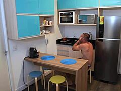 Hubby Does This Before Work With Athletic Redhead Milf In Lingerie Domination!