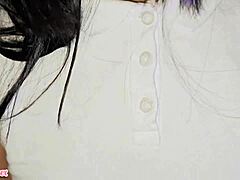 college girl takes doggystyle from roommate in dorm with wet pussy action