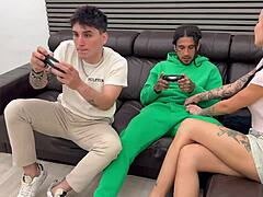 silvia preslar came to the studio for a double penetration session