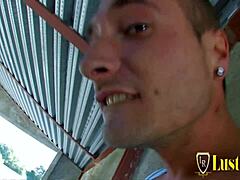 Crazy redhead teen ginger roze gets hardcore ass fucked in doggystyle while fingering leads to intense squirting orgasm