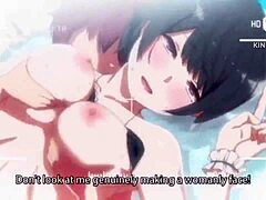 Black-Haired Girl Enjoys Passionate Encounter