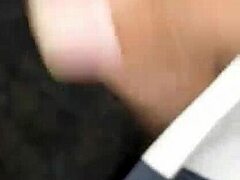 guy jerks off in public near train tracks, feeling the outdoor thrill.