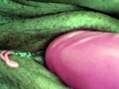 creamy black pussy gets chubby ebony creampie in homemade pov